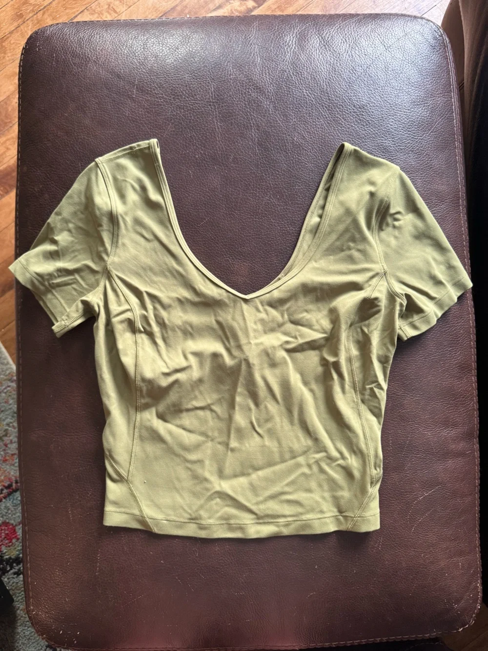 lululemon align tee- Bronze Green